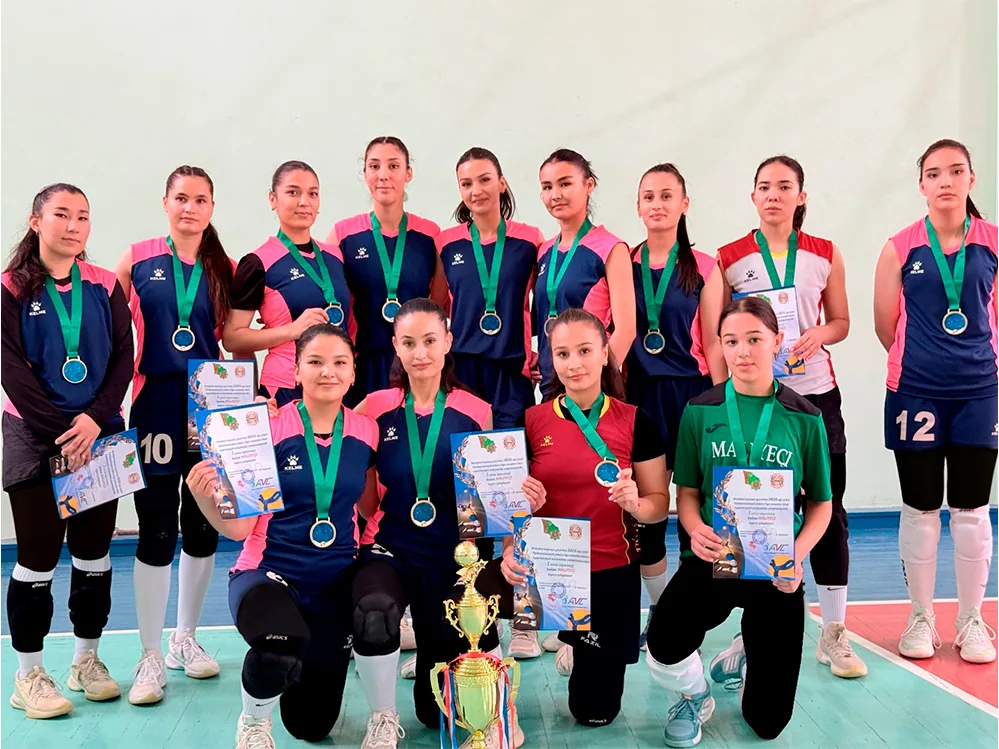 “MALIÝEÇI” GYZLAR WOLEÝBOL TOPARY — TÜRKMENISTANYŇ ÝOKARY LIGASYNYŇ ÇEMPIONY