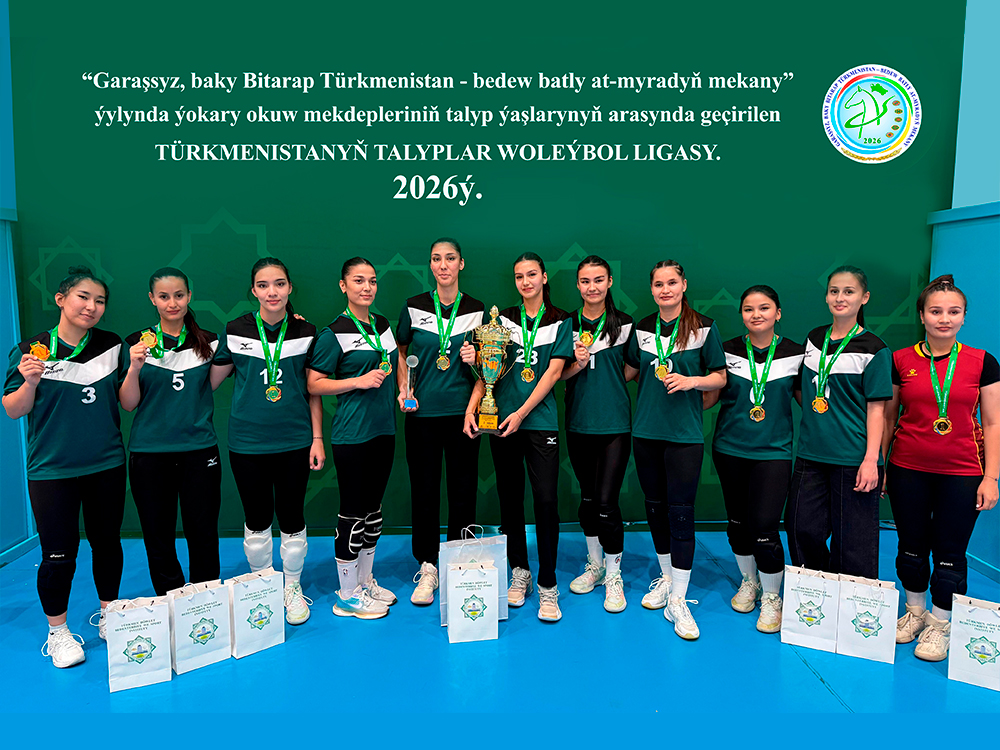 TÜRKMENISTANYŇ TALYPLAR WOLEÝBOL LIGASYNDA I ORUN